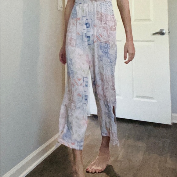 Anthropologie Strapless Boho Chic Lounge Romper - Picture 6 of 7